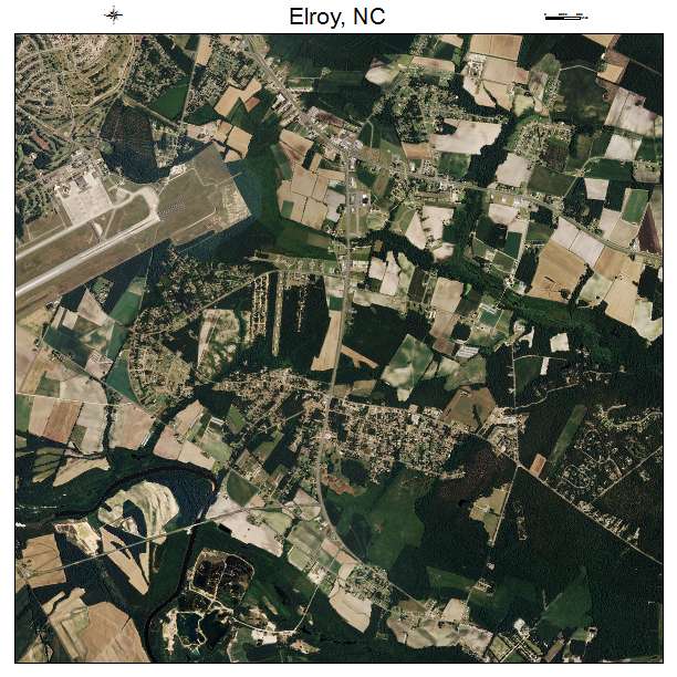 Elroy, NC air photo map