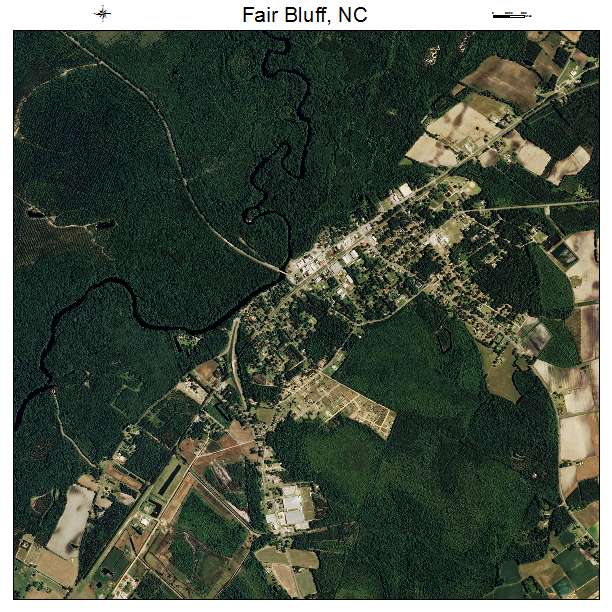 Fair Bluff, NC air photo map