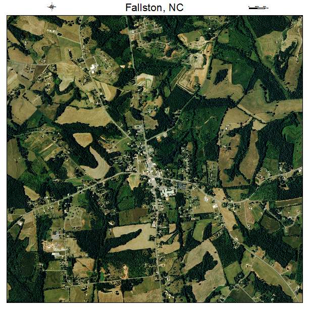 Fallston, NC air photo map