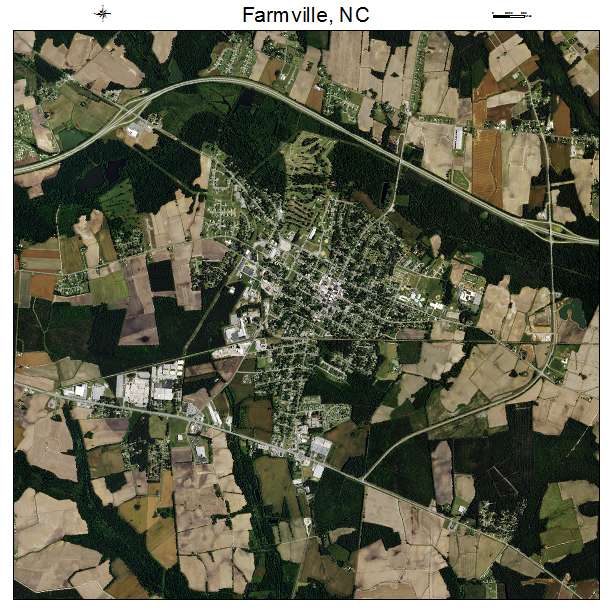 Farmville, NC air photo map