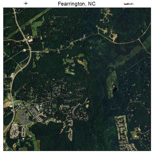 Fearrington, NC air photo map