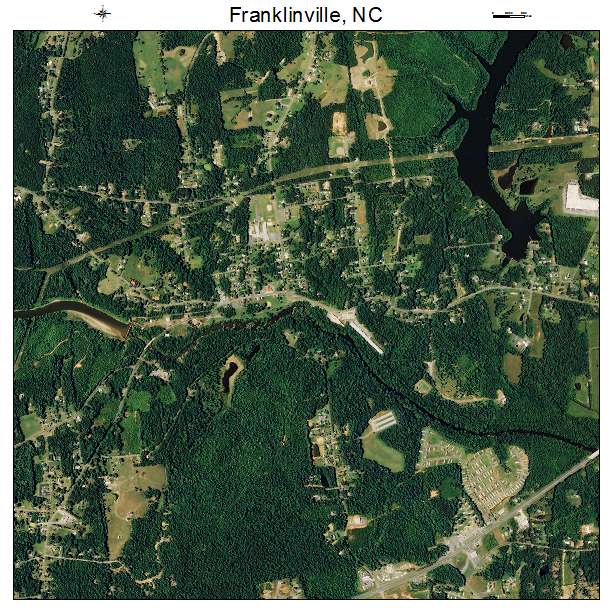 Franklinville, NC air photo map