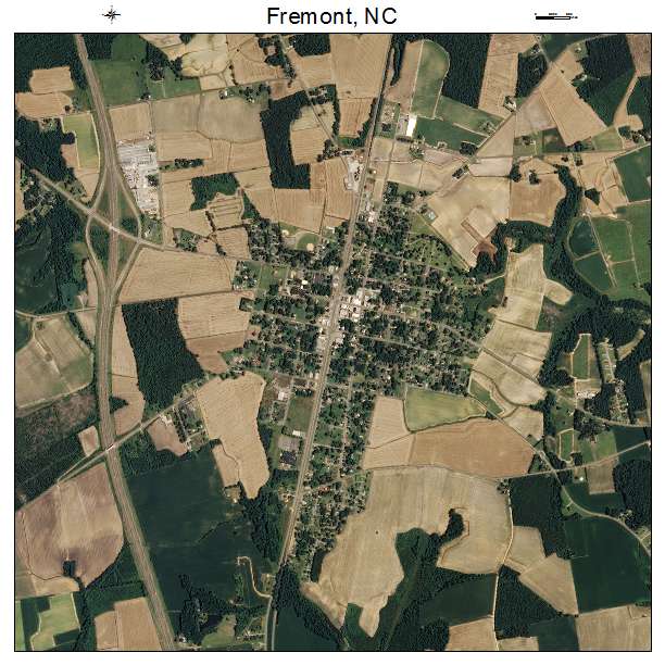 Fremont, NC air photo map