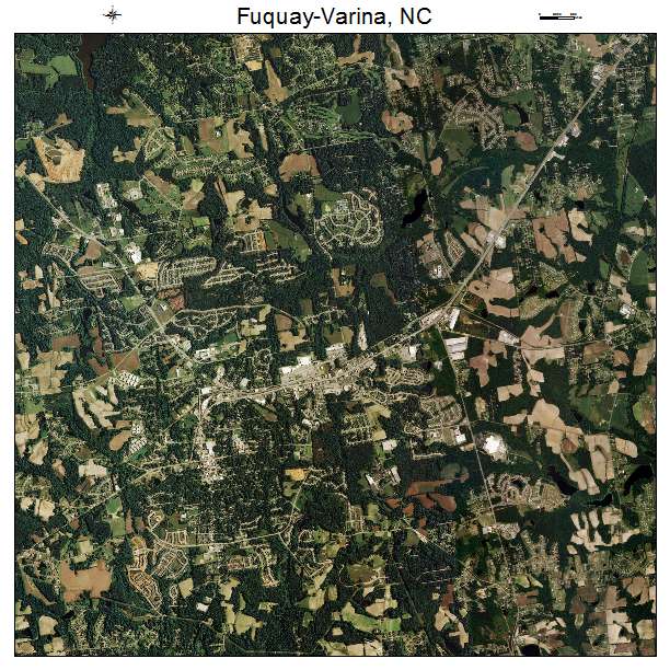 Fuquay Varina, NC air photo map