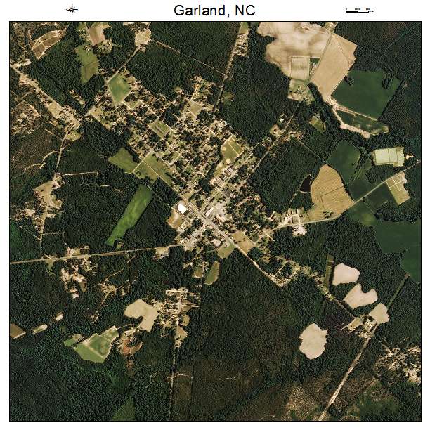 Garland, NC air photo map