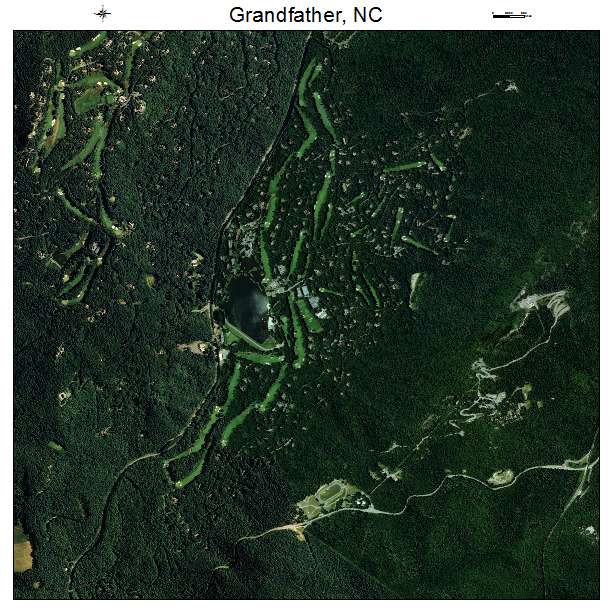 Grandfather, NC air photo map