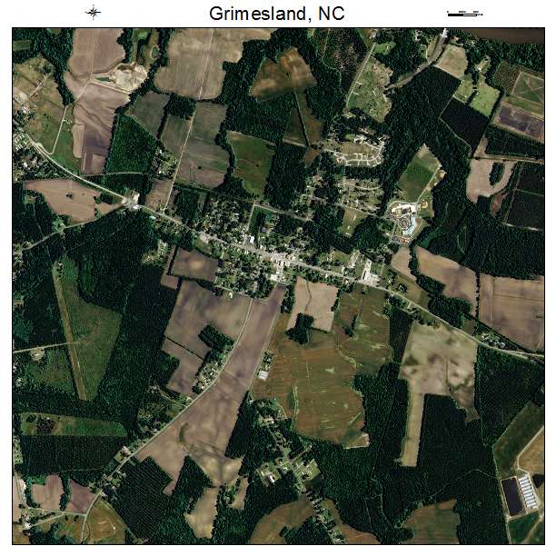 Grimesland, NC air photo map