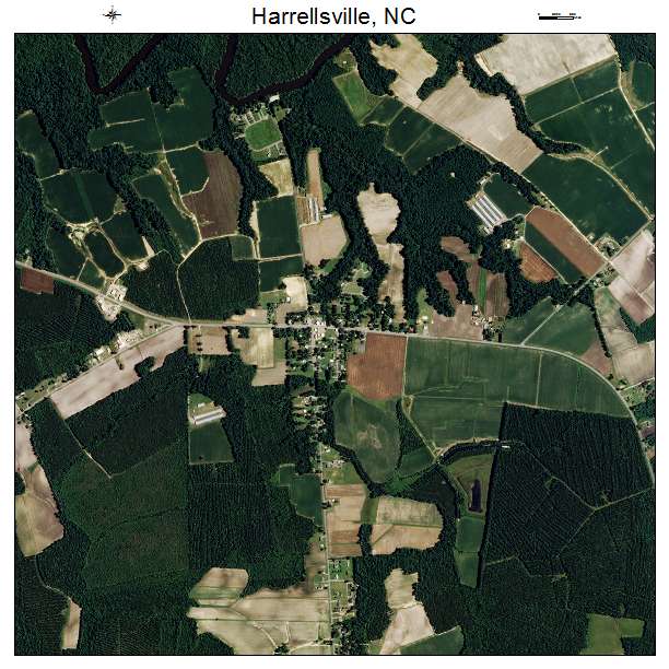 Harrellsville, NC air photo map