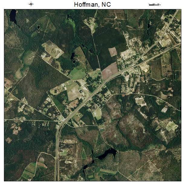 Hoffman, NC air photo map