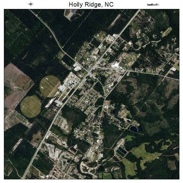 Holly Ridge, NC air photo map