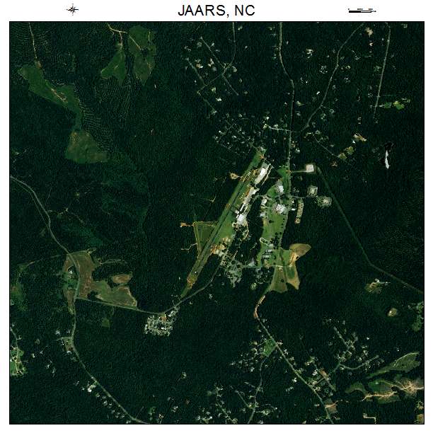 JAARS, NC air photo map