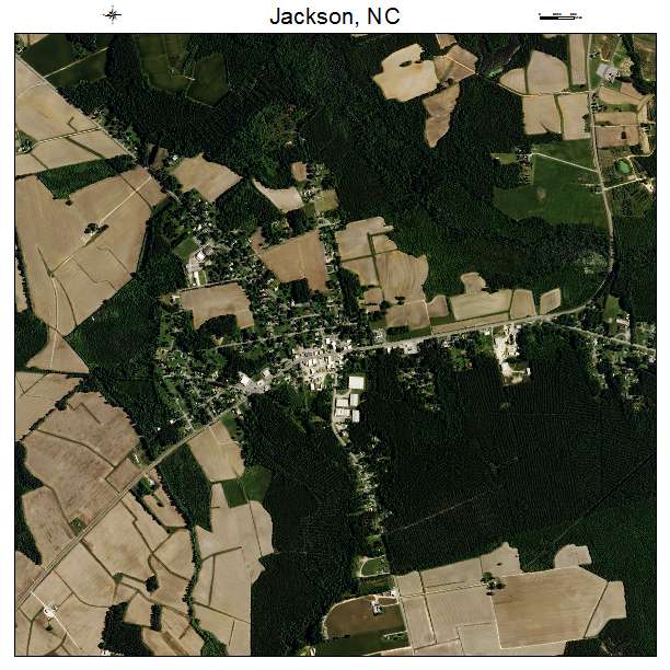 Jackson, NC air photo map