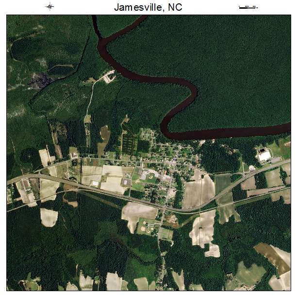 Jamesville, NC air photo map