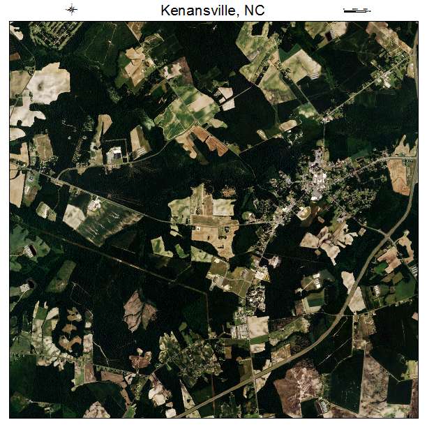 Kenansville, NC air photo map