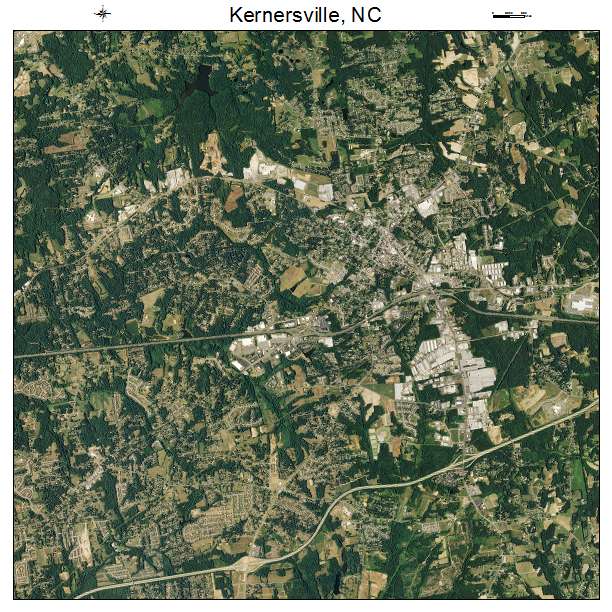 Kernersville, NC air photo map