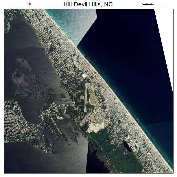 Kill Devil Hills, NC air photo map