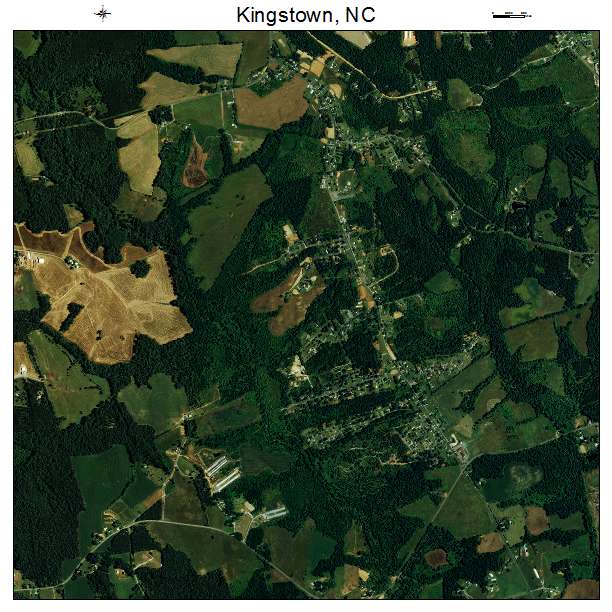 Kingstown, NC air photo map