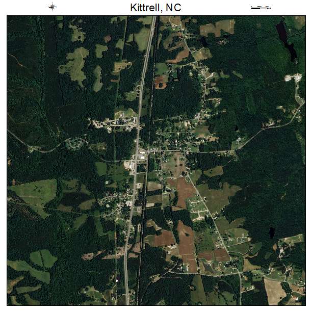 Kittrell, NC air photo map
