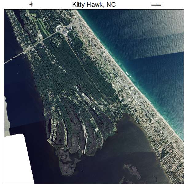Kitty Hawk, NC air photo map