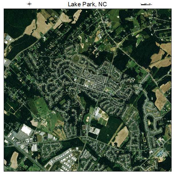 Lake Park, NC air photo map