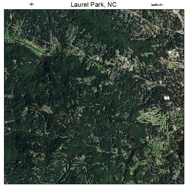 Laurel Park, NC air photo map