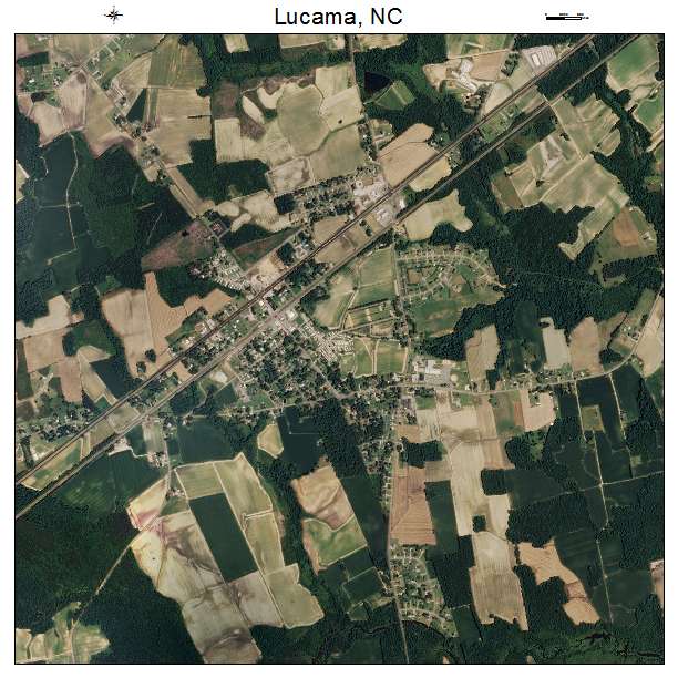 Lucama, NC air photo map