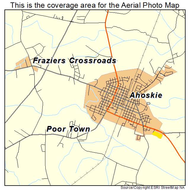 Ahoskie, NC location map 