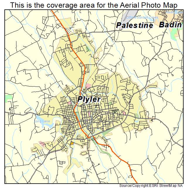 Albemarle, NC location map 