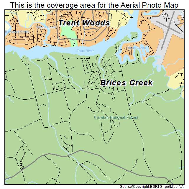 Brices Creek, NC location map 