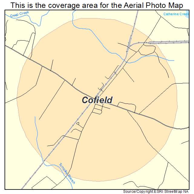 Cofield, NC location map 