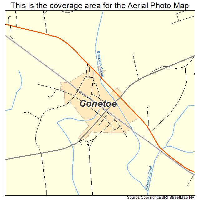 Conetoe, NC location map 