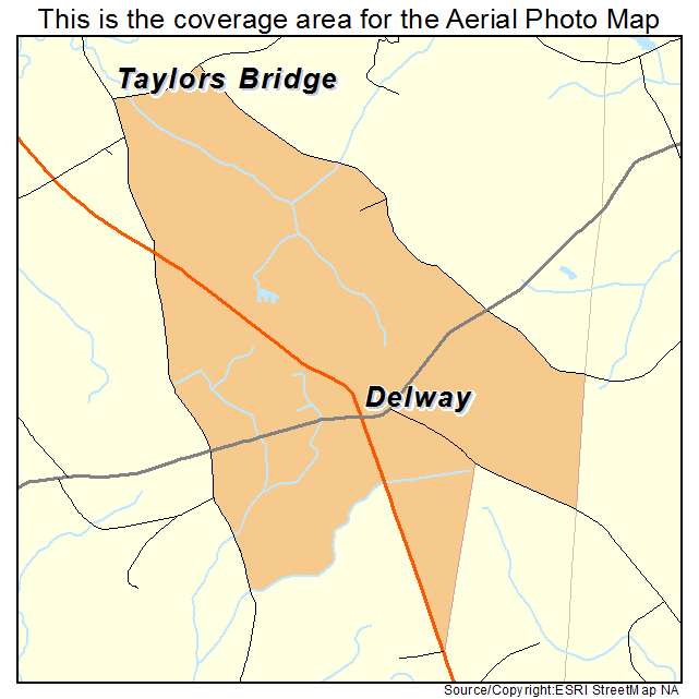 Delway, NC location map 