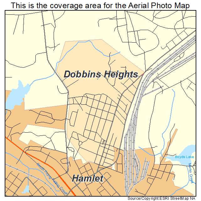 Dobbins Heights, NC location map 