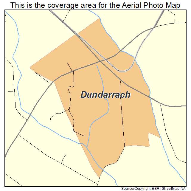 Dundarrach, NC location map 