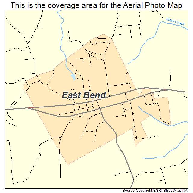East Bend, NC location map 