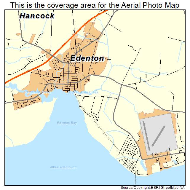 Edenton, NC location map 