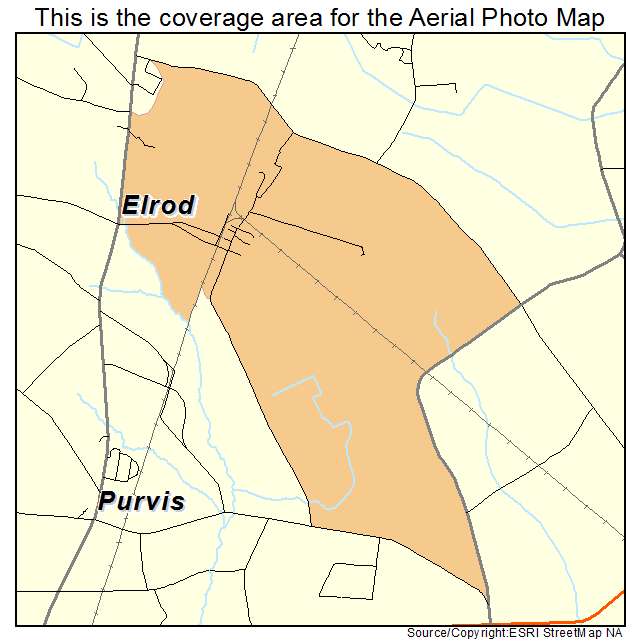 Elrod, NC location map 