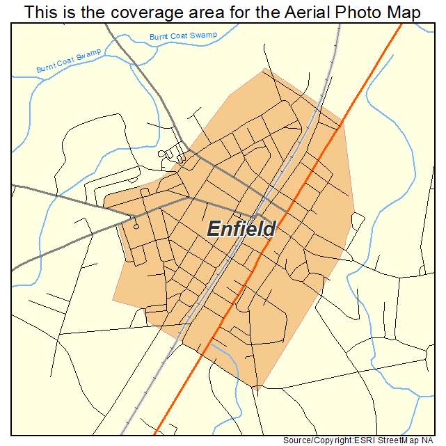 Enfield, NC location map 