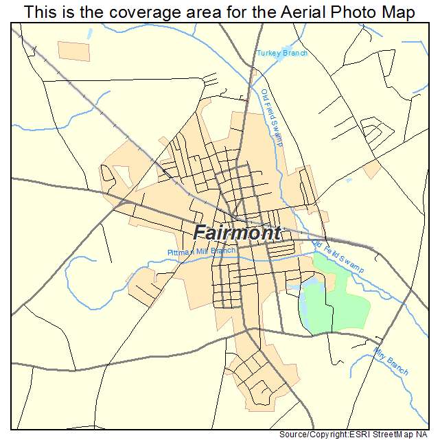 Fairmont, NC location map 