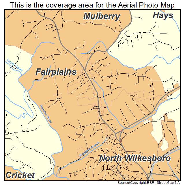 Fairplains, NC location map 
