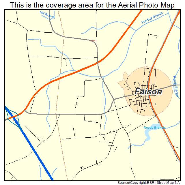 Faison, NC location map 
