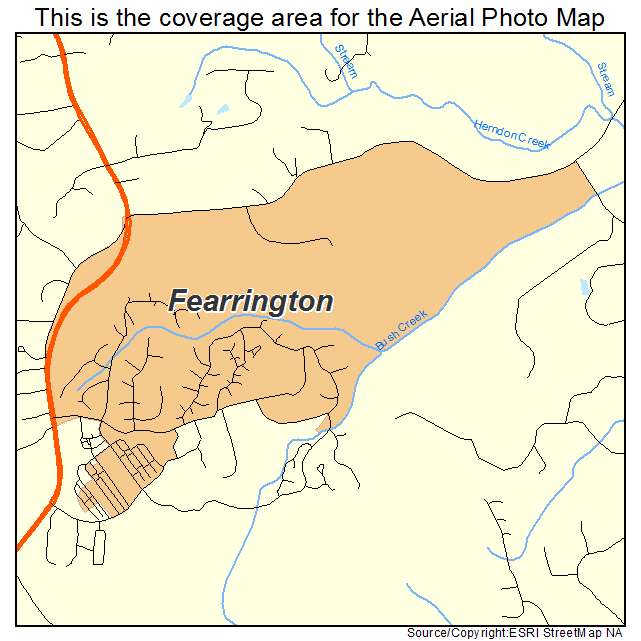 Fearrington, NC location map 