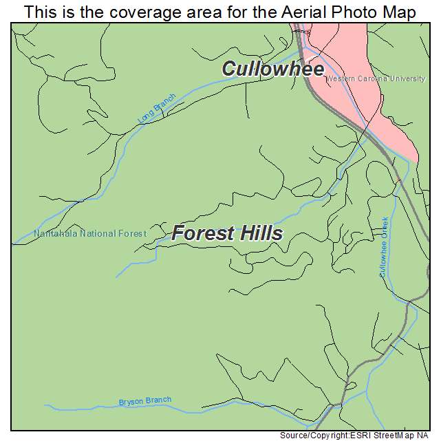 Forest Hills, NC location map 