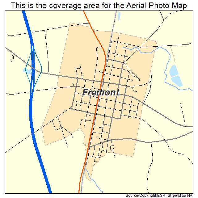 Fremont, NC location map 