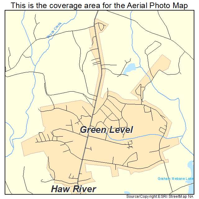 Green Level, NC location map 