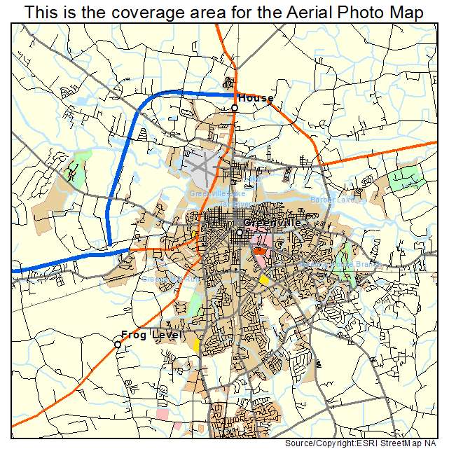 Greenville, NC location map 