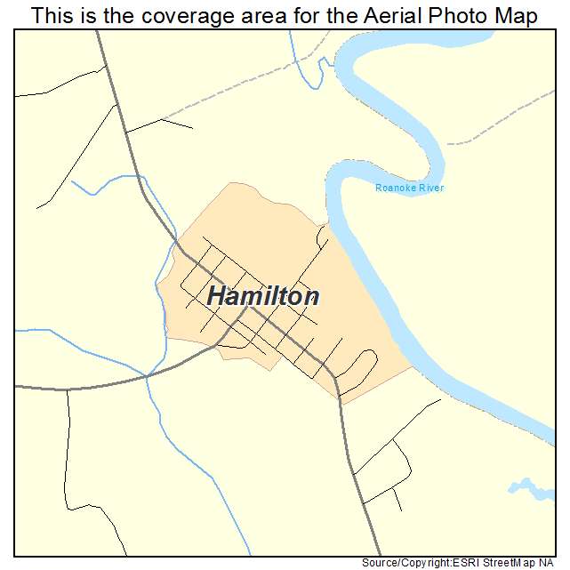 Hamilton, NC location map 