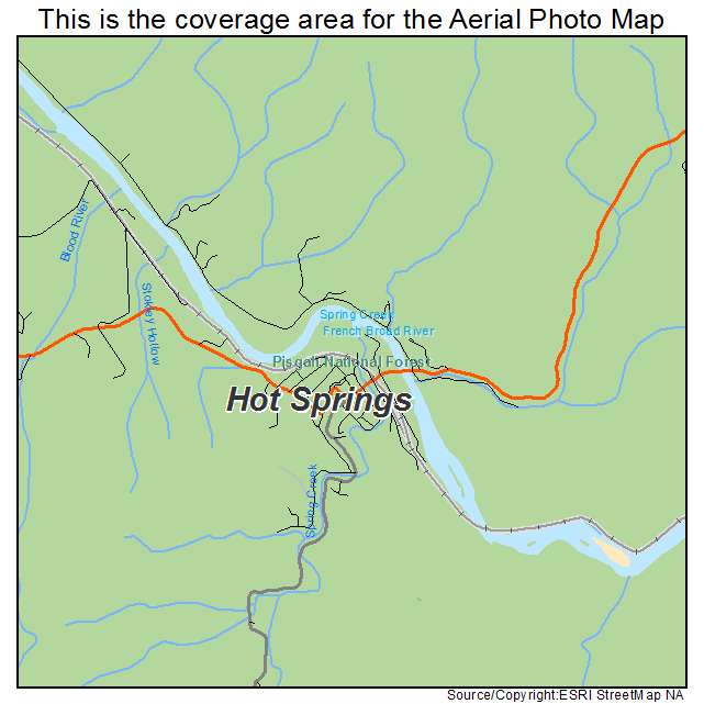 Hot Springs, NC location map 