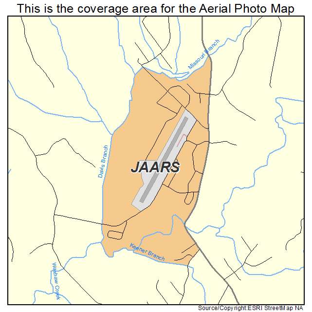 JAARS, NC location map 
