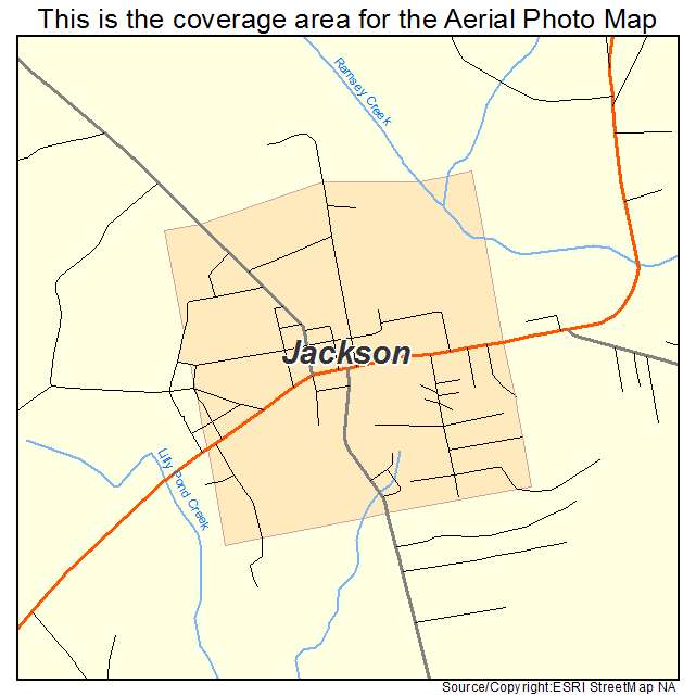 Jackson, NC location map 